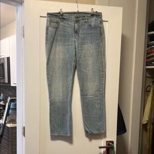 Old Navy Blue Ankle Cropped Jeans